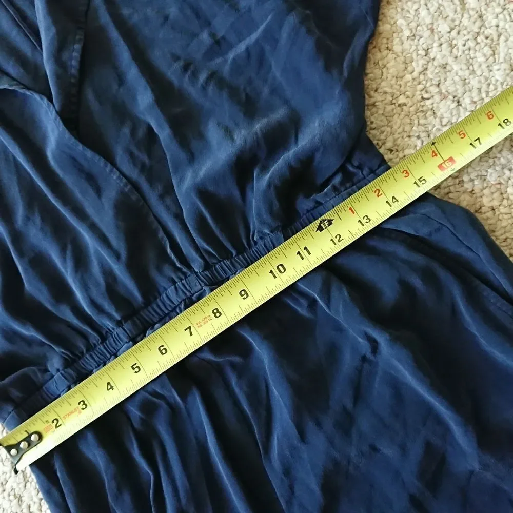 A.L.C. navy blue long sleeve one piece jumpsuit size 4